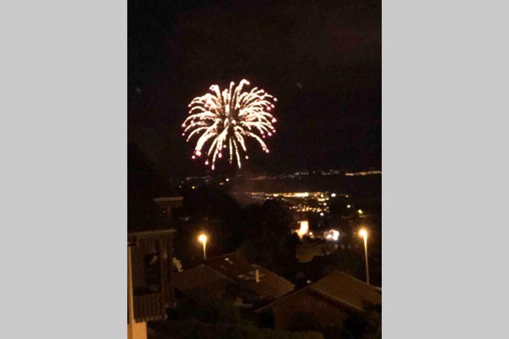 Duplex En Station Vue Sur Lac Leman Thollon-les-Memises Exteriér fotografie