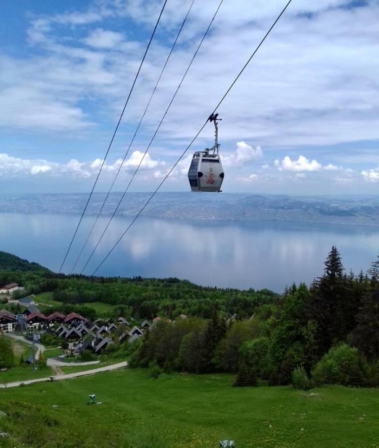 Duplex En Station Vue Sur Lac Leman Thollon-les-Memises Exteriér fotografie